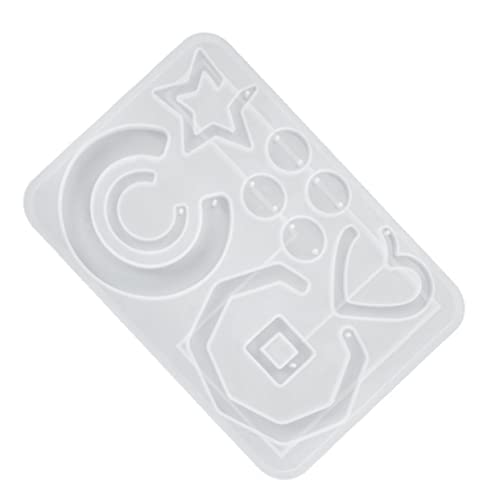 SEWACC Delicate Silikon Ohrringformen Einzigartige Epoxidharz Gießformen für DIY Schmuckherstellung Herzform Silikonform für Selbstgemachte Anhänger und Ohrringe von SEWACC