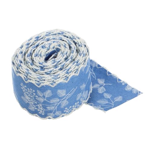 SEWACC Denim Band mit Spitzenrand Vielseitiges Diy für Kleidung und Schuhe Breit für Haarschleifen und Accessoires von SEWACC