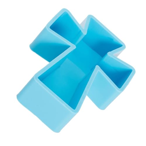 SEWACC Detaillierte Kreuz Silikonform für DIY Kerzenhalter und Aromatherapie Epoxidharz Gießform Vielseitige Form für Seife Duftkerzen und Bastelprojekte Leicht zu Verwenden Blau SEWACC Detaillierte Kreuz Silikonform für DIY Kerzenhalter und Aromatherapie Epoxidharz Gießform Vielseitige Form für Seife Duftkerzen und Bastelprojekte Leicht zu Verwenden Blau von SEWACC