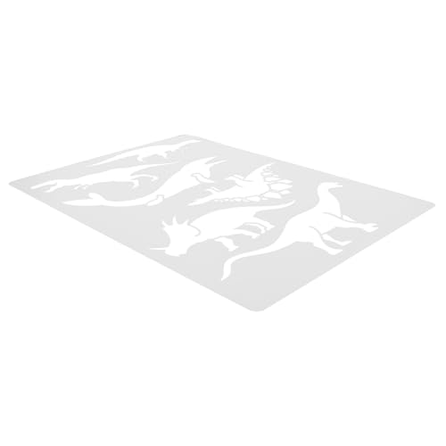 SEWACC Dinosaurier Malvorlage Schablone Wiederverwendbar Kreative DIY Zeichenschablone für Langlebiges Pet Material Fördert Fantasie und Praktische Fähigkeiten für Wand und Kunstprojekte SEWACC Dinosaurier Malvorlage Schablone Wiederverwendbar Kreative DIY Zeichenschablone für Langlebiges Pet Material Fördert Fantasie und Praktische Fähigkeiten für Wand und Kunstprojekte von SEWACC