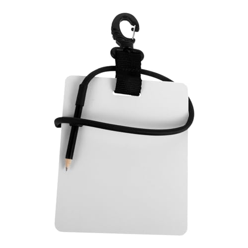 SEWACC Diving Whiteboard Unterwasser Schreibtafel mit Drehclip und Bleistift Gerät für Notizen und Zeichnungen Beim Tauchen Vielseitig Einsetzbar für Wassersport und Tauchausbildung von SEWACC