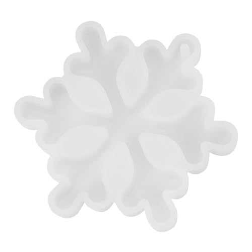 SEWACC Diy Silikon Schmuckform für Kreative Epoxidharz Projekte Große Schneeflockenform für Anhänger für Einzigartige Bastelarbeiten und Dekorationen von SEWACC