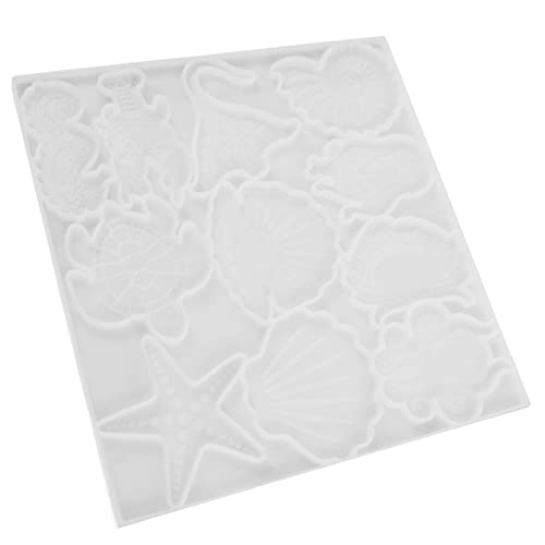 SEWACC Diy Silikonform für Meerestier Schlüsselanhänger Flexibles Epoxidharz Gießform für Kreative Bastelprojekte Langlebig und Leicht zu Entformen für Meerestier Dekorationen von SEWACC