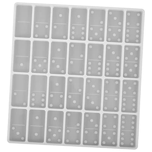 SEWACC Domino Silikon Epoxidharz Form DIY Bastelform für Domino Herstellung Flexibles und Langlebiges Silikon Leicht zu Entformen für Kreative Projekte und von SEWACC