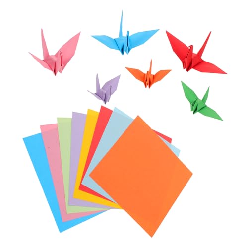 SEWACC Doppelseitiges Origami-papier Farben Quadratisch Farbig Bastelpapier für DIY Kunsthandwerk Kreative Faltprojekte Bunte Dekorationen SEWACC Doppelseitiges Origami-papier Farben Quadratisch Farbig Bastelpapier für DIY Kunsthandwerk Kreative Faltprojekte Bunte Dekorationen von SEWACC