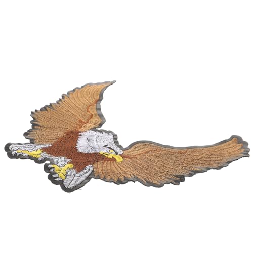 SEWACC Eagle Aufnäher Leder für Kleidung Gestickter Patch für Jeans Jacken und Mützen Einfach zu Nähen Waschbar und Vielseitig Einsetzbar für DIY Projekte SEWACC Eagle Aufnäher Leder für Kleidung Gestickter Patch für Jeans Jacken und Mützen Einfach zu Nähen Waschbar und Vielseitig Einsetzbar für DIY Projekte von SEWACC
