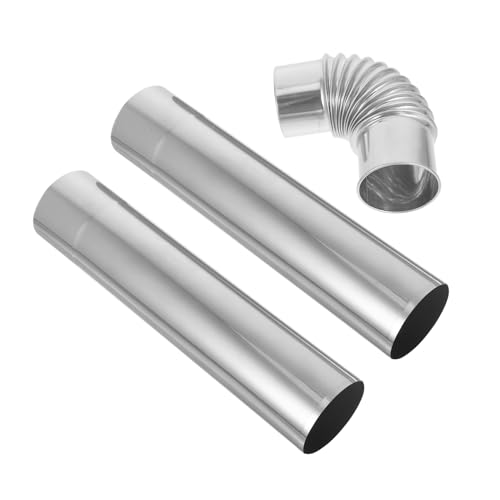 SEWACC Edelstahl Schornsteinrohr Verlängerung Robust für Campingofen Holzofen Öfen Öfen Zubehör Vielseitig für Heizung Boiler Kamin SEWACC Edelstahl Schornsteinrohr Verlängerung Robust für Campingofen Holzofen Öfen Öfen Zubehör Vielseitig für Heizung Boiler Kamin von SEWACC