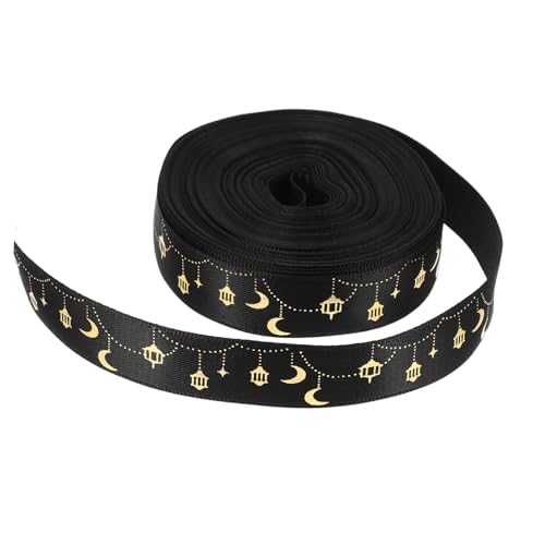 SEWACC Eid Mubarak Geschenkband Ramadan Schleife Polyesterband mit Mond Stern Vielseitig für Islamische Partydekoration Geschenkverpackung Basteln und Festliche Anlässe SEWACC Eid Mubarak Geschenkband Ramadan Schleife Polyesterband mit Mond Stern Vielseitig für Islamische Partydekoration Geschenkverpackung Basteln und Festliche Anlässe von SEWACC