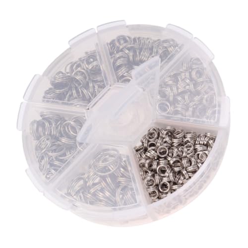SEWACC Eisenkreisringe Handgemachte Geschlossene Ringverschlüsse für DIY Schmuck und Bastelprojekte Rostfrei Glänzend für Schlüsselanhänger Gürtel und Mehr SEWACC Eisenkreisringe Handgemachte Geschlossene Ringverschlüsse für DIY Schmuck und Bastelprojekte Rostfrei Glänzend für Schlüsselanhänger Gürtel und Mehr von SEWACC