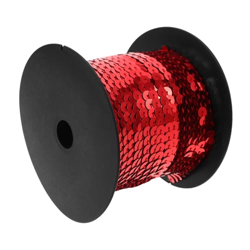 SEWACC Elastisches Paillettenband Yards Diy Bastelband für Kleidung Dekoration und Kostüme Glitzernde Paillettenstreifen Vielseitig Einsetzbar für Kreative Projekte von SEWACC