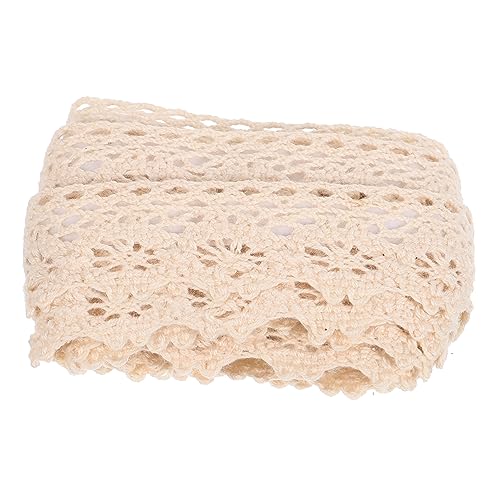 SEWACC Elegantes Spitzen Dekoband Baumwoll Spitzenband Selbstklebend Reißbar für Scrapbooking DIY Basteln Geschenkverzierung Vielseitig Einsetzbar Leichte Anwendung Rückstandsfrei von SEWACC