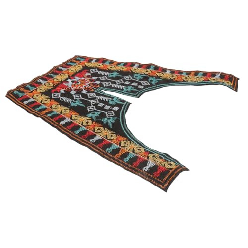 SEWACC Ethnische Stickerei Aufnäher zum Aufnähen Bunte DIY Kleidung Patches Vielseitige Dekorative Flicken mit Handgefertigtem Charme für Kostüm und Textilveredelung von SEWACC