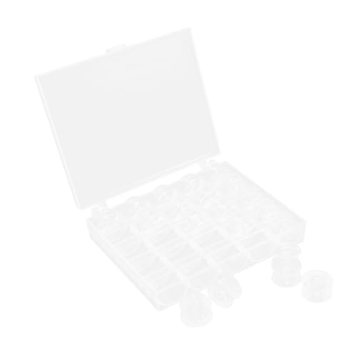 SEWACC Fächer Aufbewahrungsbox für Transparente Kunststoff Bobbins Langlebige Nähmaschinenspulen Organizer Nähzubehör für Zuhause Übersichtliche Garnrollen Aufbewahrung SEWACC Fächer Aufbewahrungsbox für Transparente Kunststoff Bobbins Langlebige Nähmaschinenspulen Organizer Nähzubehör für Zuhause Übersichtliche Garnrollen Aufbewahrung von SEWACC