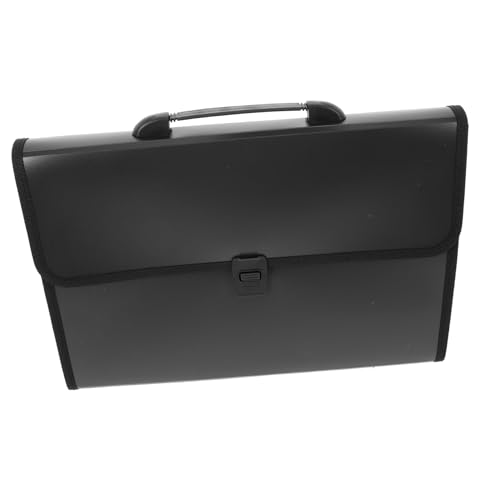 SEWACC Fächermappe mit Großem Fassungsvermögen Mehrlagiger Handlicher Datei Organizer aus Robustem Abs Erweiterbarer Dokumenten und Belegaufbewahrer für Büro und Zuhause von SEWACC