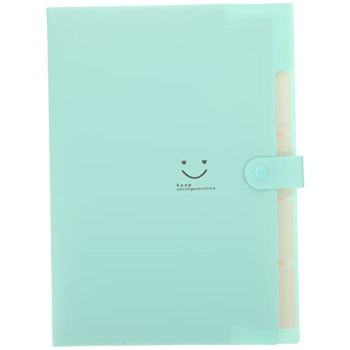 SEWACC Fächermappe mit Strapazierfähiger Folder Organizer aus Grünem Vielseitiger Ordner für Büro und Schule zur Übersichtlichen Aufbewahrung von Dokumenten Belegen und Karten von SEWACC