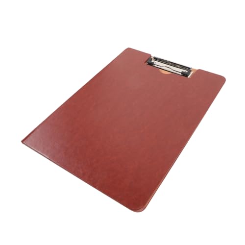 SEWACC Faltbares Klemmbrett Mappe aus Pu leder Leichtes Clip Board mit Aufbewahrungsfach Wiederverwendbar und Robust für Krankenschwestern Ärzte Studenten und Bürogebrauch von SEWACC
