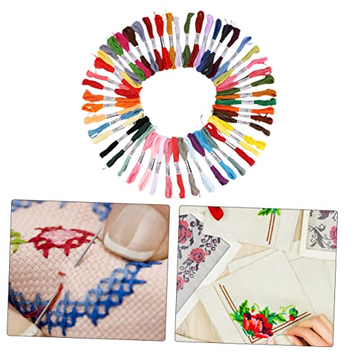 SEWACC Farben Premium Stickgarn Set für Kreuzstich Garnwickelplatten Baumwollfäden für DIY Handwerk Bastelzubehör und Freundschaftsarmbänder SEWACC Farben Premium Stickgarn Set für Kreuzstich Garnwickelplatten Baumwollfäden für DIY Handwerk Bastelzubehör und Freundschaftsarmbänder von SEWACC