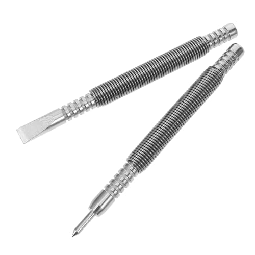 SEWACC Federbelastetes Nagelset Carbonstahl Zentrumspunch Werkzeug für Holz Metall Glas Präzise Positionierung Langlebig Vielseitig Einsetzbar Schnelles Anreißen ohne Hammer Hochwertiges von SEWACC