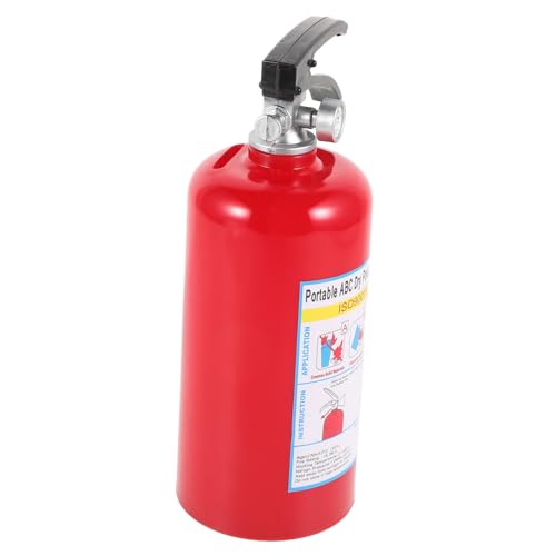 SEWACC Feuerlöscher Spardose Versteckte Aufbewahrungsbox mit Knopffach Geld Schmuck Organizer Stilvolle Deko Sicherer Geldversteck für Zuhause von SEWACC