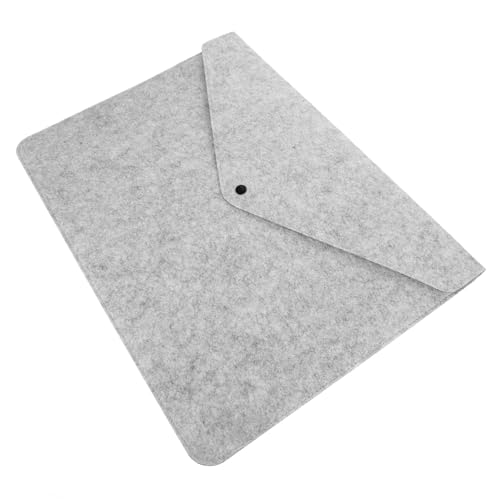 SEWACC Filztasche Dokumentenmappe Handlich Leicht Filz Organizer Reißverschluss Tasche für Reise Büro Aufbewahrung von Dokumenten Quittungen Karten und Geld von SEWACC