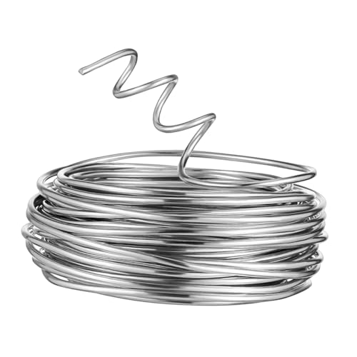 SEWACC Flexibler Aluminiumdraht Weicher Schmuckdraht für Diy Projekte Basteln und Skulpturen für Schmuckherstellung und Kreative Kunstwerke von SEWACC