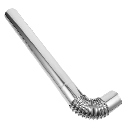 SEWACC Flexibles Edelstahl Rauchrohr Ø mit Bogen Hitzebeständiger Kamin auspuff für Holzofen Campingherd Ofen Zubehör zur Sicheren Rauchableitung und Feuerschutz SEWACC Flexibles Edelstahl Rauchrohr Ø mit Bogen Hitzebeständiger Kamin auspuff für Holzofen Campingherd Ofen Zubehör zur Sicheren Rauchableitung und Feuerschutz von SEWACC