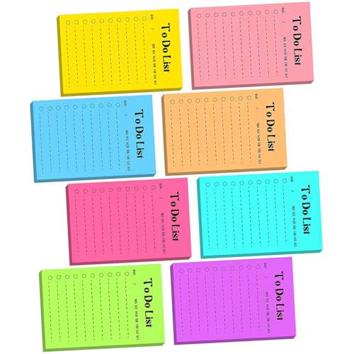 SEWACC Fluoreszierende Selbstklebende Notizblöcke Multifunktionale Haftnotizen für Büro Schule Haushalt Praktische Memo sticker zur Organisation und Planung SEWACC Fluoreszierende Selbstklebende Notizblöcke Multifunktionale Haftnotizen für Büro Schule Haushalt Praktische Memo sticker zur Organisation und Planung von SEWACC