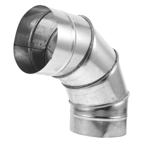 SEWACC Galvanisierter Eisen Kaminrohrbogen Kompatibler Ofenrohrverbinder für Küchenlüftung Abgasrohrverlängerung und Dunstabzugshaubenanschluss Robustes für Vielseitige Installation SEWACC Galvanisierter Eisen Kaminrohrbogen Kompatibler Ofenrohrverbinder für Küchenlüftung Abgasrohrverlängerung und Dunstabzugshaubenanschluss Robustes für Vielseitige Installation von SEWACC