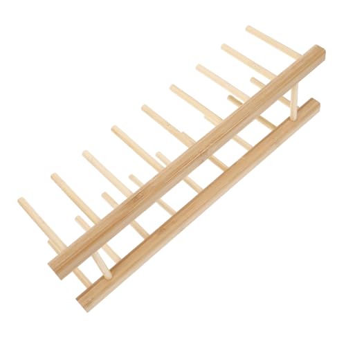 SEWACC Garnhalter Aus Holz Spulenhalter Für Nähgarn Garnrollenhalter Mit Stabilem Sockel Spulen-Organizer Für Nähzubehör Vielseitig Einsetzbar Für Stickgarn Und Steppgarn Gegen von SEWACC