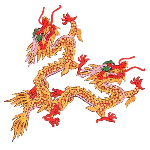 SEWACC Gestickter Drachen Aufnäher zum Aufbügeln und Annähen Langlebiger Hautfreundlicher Stoffpatch für Kleidung Rucksäcke Jacken Kleine Reparatur und Dekorationspatches SEWACC Gestickter Drachen Aufnäher zum Aufbügeln und Annähen Langlebiger Hautfreundlicher Stoffpatch für Kleidung Rucksäcke Jacken Kleine Reparatur und Dekorationspatches von SEWACC