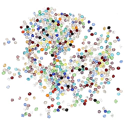 SEWACC Glasperlen Spacer Beads für Diy Armbänder und Schmuckherstellung Bunte Kristallperlen für Kreative Deko Ideen und Bastelprojekte SEWACC Glasperlen Spacer Beads für Diy Armbänder und Schmuckherstellung Bunte Kristallperlen für Kreative Deko Ideen und Bastelprojekte von SEWACC