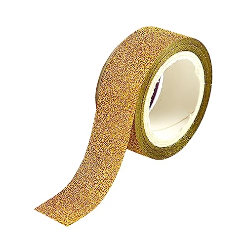 SEWACC Glitzer Washi Tape Klebeband mit Goldenen Akzenten Dekorative Masking Tapes für DIY Handwerk Scrapbooking und Bürobedarf für Notizbücher und Journals SEWACC Glitzer Washi Tape Klebeband mit Goldenen Akzenten Dekorative Masking Tapes für DIY Handwerk Scrapbooking und Bürobedarf für Notizbücher und Journals von SEWACC
