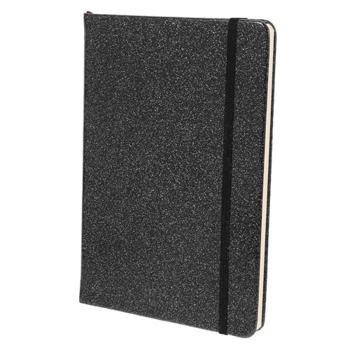 SEWACC Glitzer-notizbuch Mit Harter Oberfläche Reisejournal Dekorativer Notizblock Allzweck-notizbuch Glitzernder Planer Hardcover-notizbücher Für Führungskräfte Schwarz Papier SEWACC Glitzer-notizbuch Mit Harter Oberfläche Reisejournal Dekorativer Notizblock Allzweck-notizbuch Glitzernder Planer Hardcover-notizbücher Für Führungskräfte Schwarz Papier von SEWACC