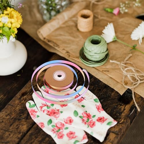 SEWACC Gradient Farbverlauf Satinband Breit Polyester DIY Geschenkband für Verpackung Dekoration Basteln Festliche Schleifen und Blumenarrangements SEWACC Gradient Farbverlauf Satinband Breit Polyester DIY Geschenkband für Verpackung Dekoration Basteln Festliche Schleifen und Blumenarrangements von SEWACC