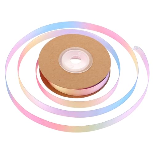 SEWACC Gradient Farbverlauf Satinband Langlebiges Polyester Geschenkband für DIY Geschenkverpackung Party Dekoration Hochzeit Buntes Leichtes Dekoband SEWACC Gradient Farbverlauf Satinband Langlebiges Polyester Geschenkband für DIY Geschenkverpackung Party Dekoration Hochzeit Buntes Leichtes Dekoband von SEWACC