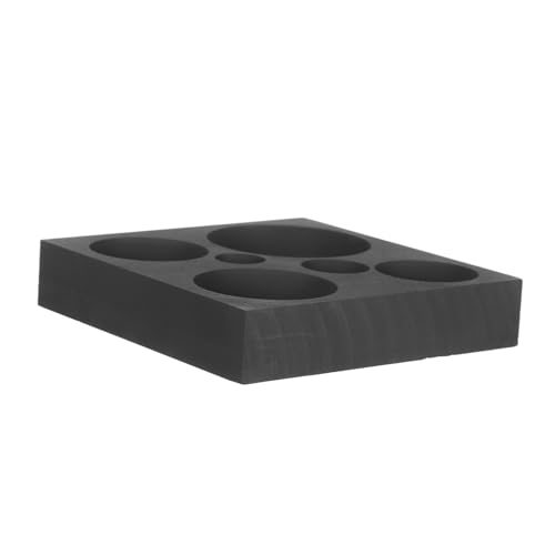 SEWACC Graphit Schmelzform für Metall Gießform Sechsfachtrog Hohe Hitzebeständigkeit Chemisch Stabile Gussform für Gold Silber Kupfer Aluminium Messing SEWACC Graphit Schmelzform für Metall Gießform Sechsfachtrog Hohe Hitzebeständigkeit Chemisch Stabile Gussform für Gold Silber Kupfer Aluminium Messing von SEWACC