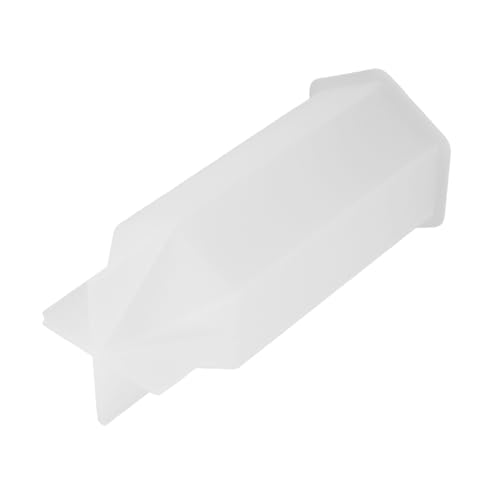 SEWACC Große Hitzebeständige Silikonform für DIY Kerzen Harz und Seifen Sechseckige Kristallspitze Professionelle Qualität Vielseitig für Duft Teelichtkerzen Kreative Bastelprojekte von SEWACC