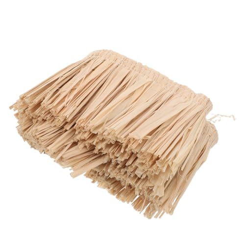 SEWACC Handgefertigte und Natürliche Fransen für Diy Projekte Tropische Raffia Quasten für Hochzeitsdekoration Bastelarbeiten und Kreative Accessoires von SEWACC