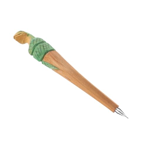 SEWACC Handgefertigter Holz Geschnitzter Kugelschreiber Schlange Design Gelstift Glattes Schreiben Sammler Schreibwaren für Schule Büro Alltag SEWACC Handgefertigter Holz Geschnitzter Kugelschreiber Schlange Design Gelstift Glattes Schreiben Sammler Schreibwaren für Schule Büro Alltag von SEWACC