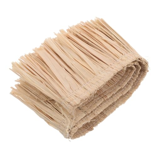 SEWACC Handgemachte Quaste für Diy Projekte Natürliche Fransen für Partydekoration Hochzeitskunst und Kreative Accessoires Lange Raffia Quaste für Vielseitige Anwendungen von SEWACC