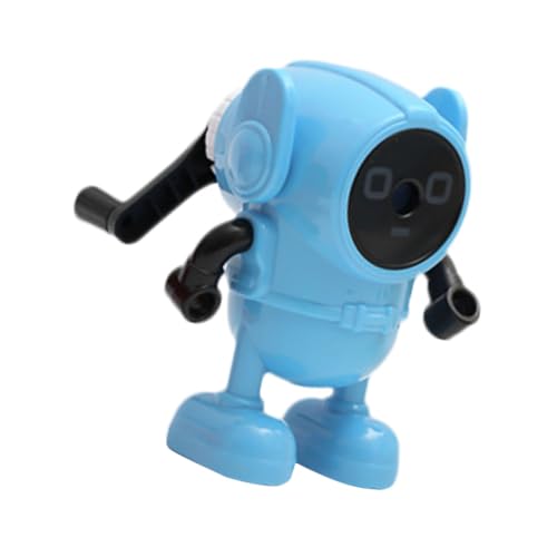 SEWACC Handkurbel Bleistiftspitzer Roboterform Tragbar Handheld Anspitzer für Schüler Kreatives Design Platzsparend und Sicher für Schule SEWACC Handkurbel Bleistiftspitzer Roboterform Tragbar Handheld Anspitzer für Schüler Kreatives Design Platzsparend und Sicher für Schule von SEWACC
