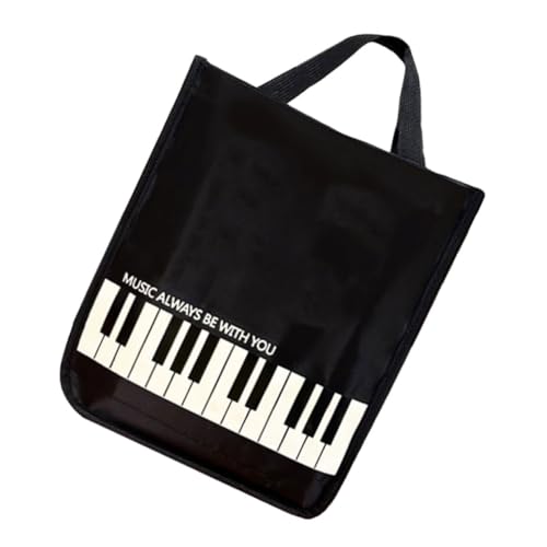SEWACC Handliche Musiknoten Aufbewahrungstasche für Klavierpartituren Robustes Material Geräumig Stilvolles Design für Schüler und Musiker Unterwegs von SEWACC