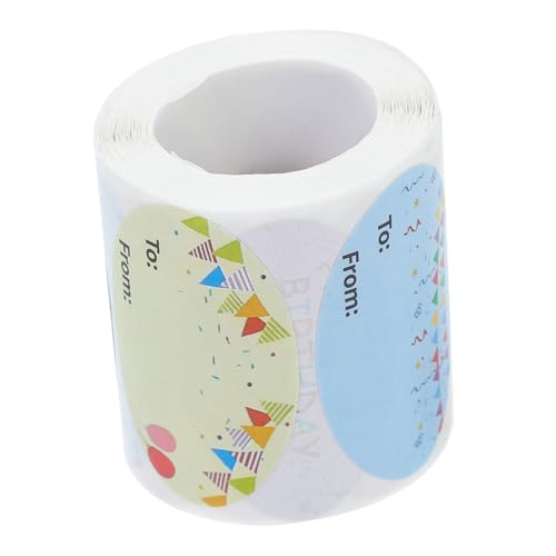 SEWACC Happy Birthday Aufkleberrolle mit Starken Haftung Kinderfreundliche Geburtstagssticker für Karten Umschläge Vielseitig für Party Shower Weihnachten und Feiertagsdekoration SEWACC Happy Birthday Aufkleberrolle mit Starken Haftung Kinderfreundliche Geburtstagssticker für Karten Umschläge Vielseitig für Party Shower Weihnachten und Feiertagsdekoration von SEWACC