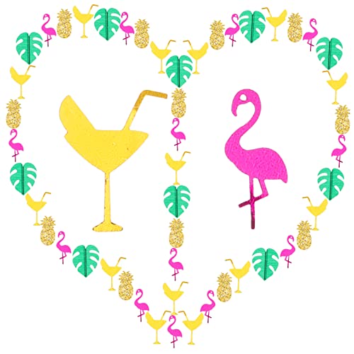 SEWACC Hawaiian Party Konfetti Deko Tropische Tischstreuung für Sommerfeiern für Hochzeiten Geburtstagsfeiern Scrapbooking und Kreative Projekte von SEWACC