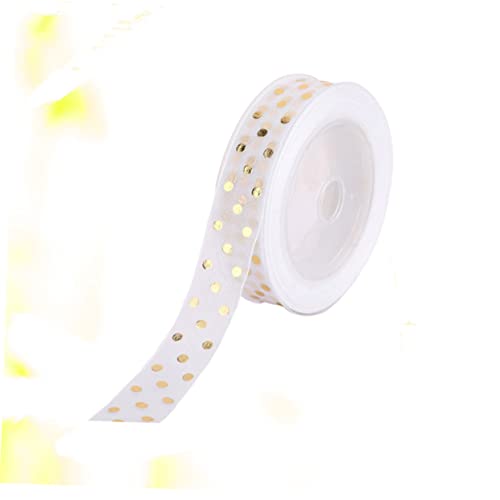 SEWACC Heißpräge punkte geschenkband Weiß Silber Dotted Polyester Verpackungsband DIY Schleifen Basteln Party Dekoration Zubehör SEWACC Heißpräge punkte geschenkband Weiß Silber Dotted Polyester Verpackungsband DIY Schleifen Basteln Party Dekoration Zubehör von SEWACC