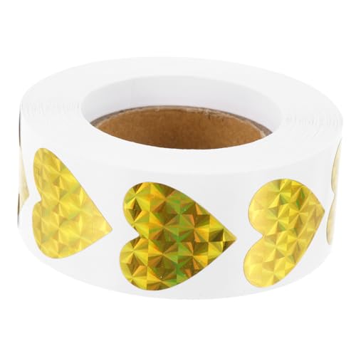 SEWACC Herzaufkleber Selbstklebend Bunte Glänzende Herzetiketten für DIY Hochzeiten und Dekoration für Geschenktüten Gläser und Karten SEWACC Herzaufkleber Selbstklebend Bunte Glänzende Herzetiketten für DIY Hochzeiten und Dekoration für Geschenktüten Gläser und Karten von SEWACC