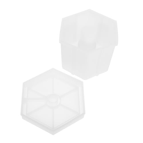 SEWACC Hexagon Silikonform DIY Epoxidharz Gießform Lampenfuß Form für Individuelle Nachtlampen Dekorationen Dreidimensionale Bastelform für Kreative Handarbeiten SEWACC Hexagon Silikonform DIY Epoxidharz Gießform Lampenfuß Form für Individuelle Nachtlampen Dekorationen Dreidimensionale Bastelform für Kreative Handarbeiten von SEWACC