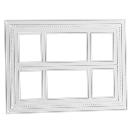 SEWACC Hintergrundrahmen Metall Stanzformen für Diy Scrapbooking Prägevorlagen für Kartenherstellung Carbonstahl Schneidedies für Papierkunst für Kreative Projekte von SEWACC