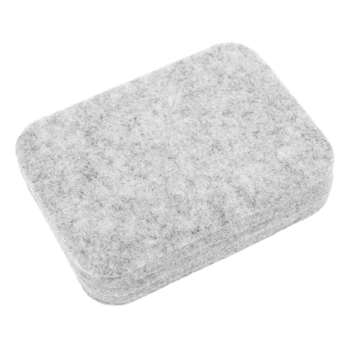 SEWACC Hochdichte Verdickte Filzmatte für Präzises Nadelfilzen für Diy Projekte Basteln Stricken und Häkeln Hellgrau von SEWACC