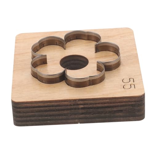 SEWACC Hochdruckfester Lederschneider mit Extra Dickem Holzsockel für Präzises DIY Lederhandwerk Strapazierfähige Stanzform für Riemenkopf und Lederstreifen Einfach zu Bedienen Saubere SEWACC Hochdruckfester Lederschneider mit Extra Dickem Holzsockel für Präzises DIY Lederhandwerk Strapazierfähige Stanzform für Riemenkopf und Lederstreifen Einfach zu Bedienen Saubere von SEWACC